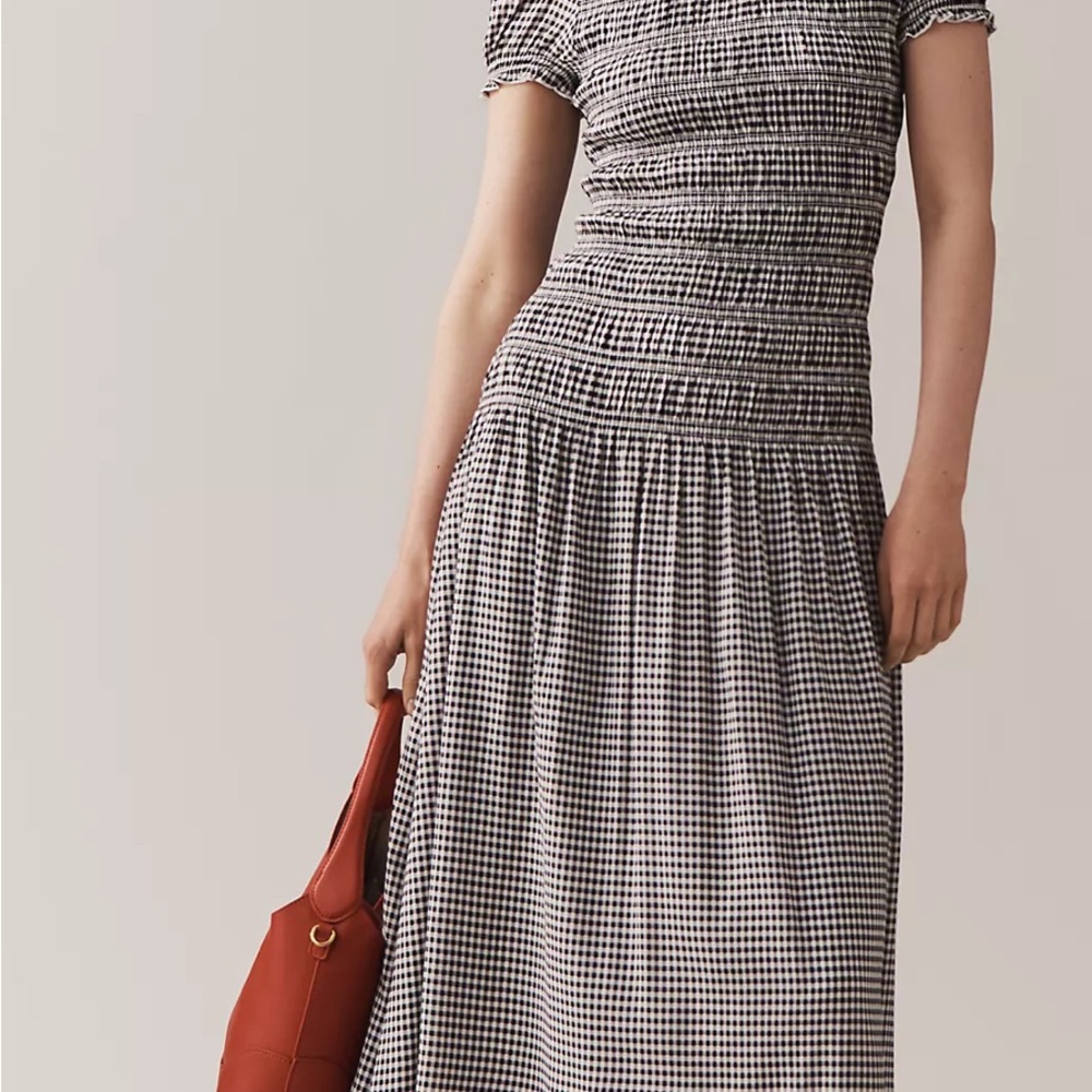 Reformation Kiria Puff-Sleeve Smocked A-Line Maxi Dress - Picture 3 of 5